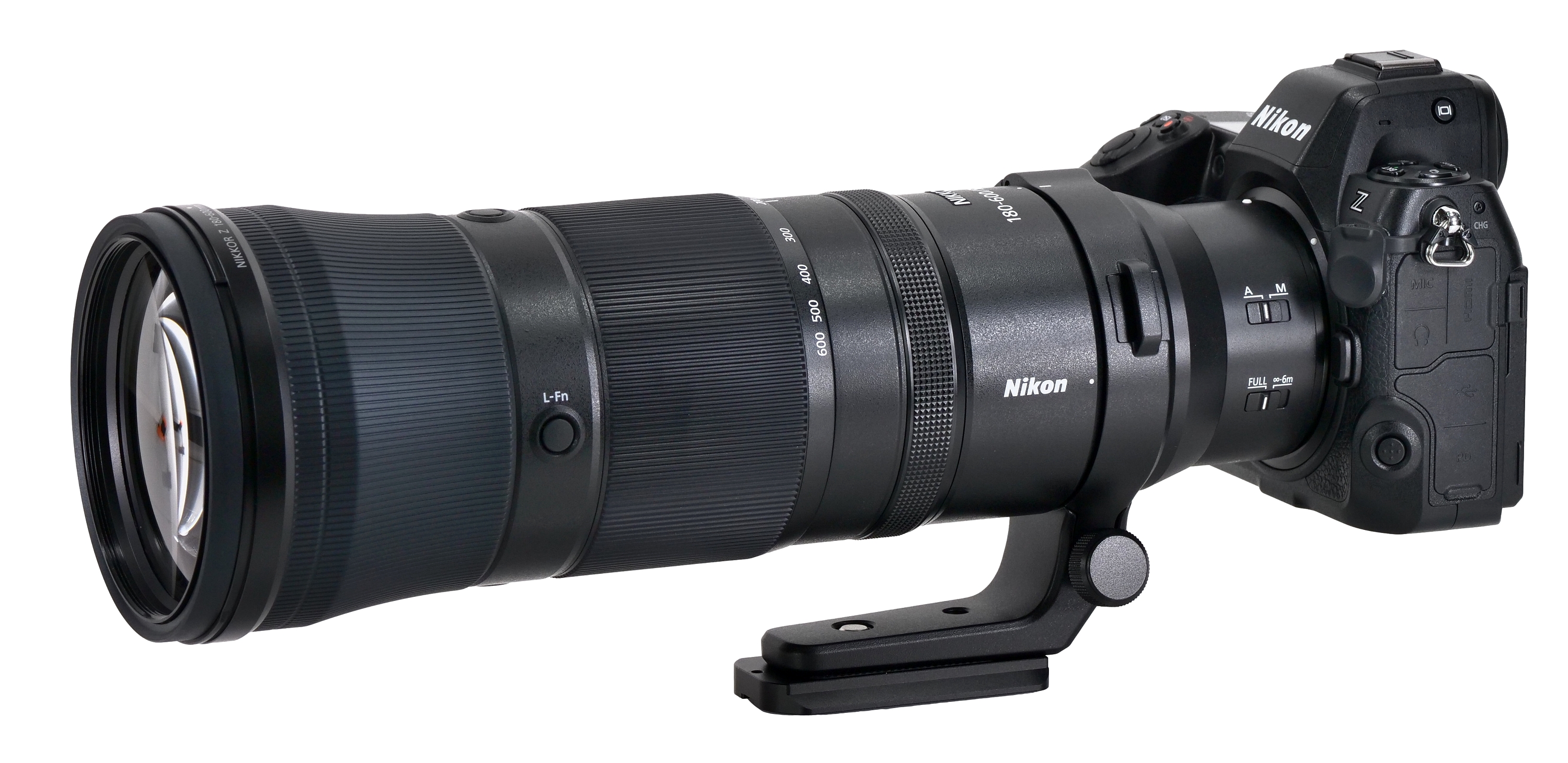 ニコン Z 180-600mm f/5.6-6.3 VR レンズ対応 レンズプレート | シュー