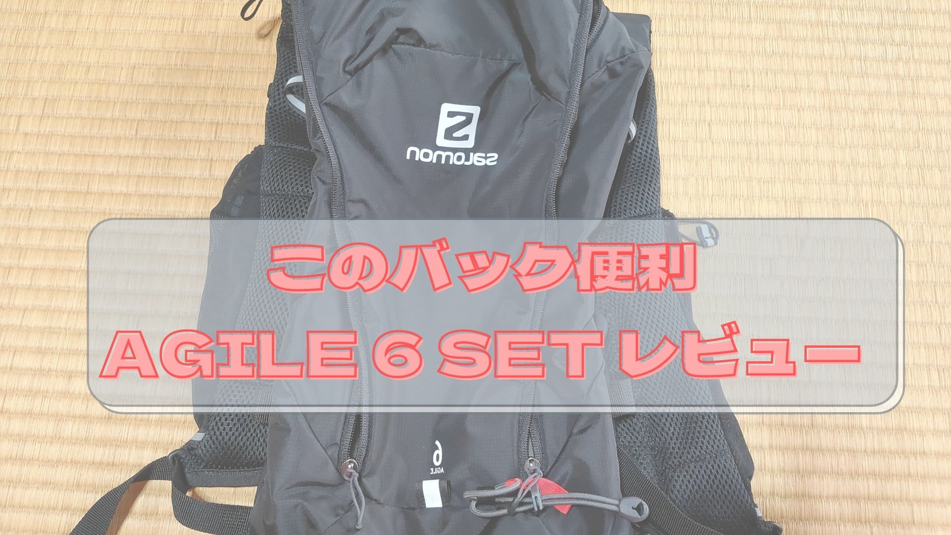 AGILE 6 SET レビュー ランニングにぴったりのバッグを紹介します