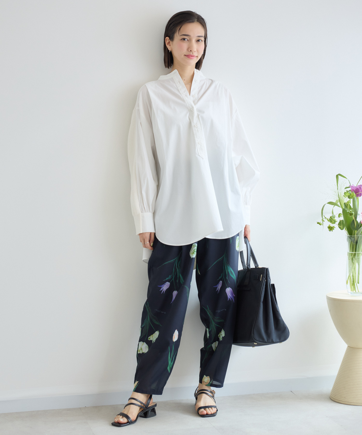 予約】チューリッププリントパンツ / KATHARINEROSS | IKG crossing