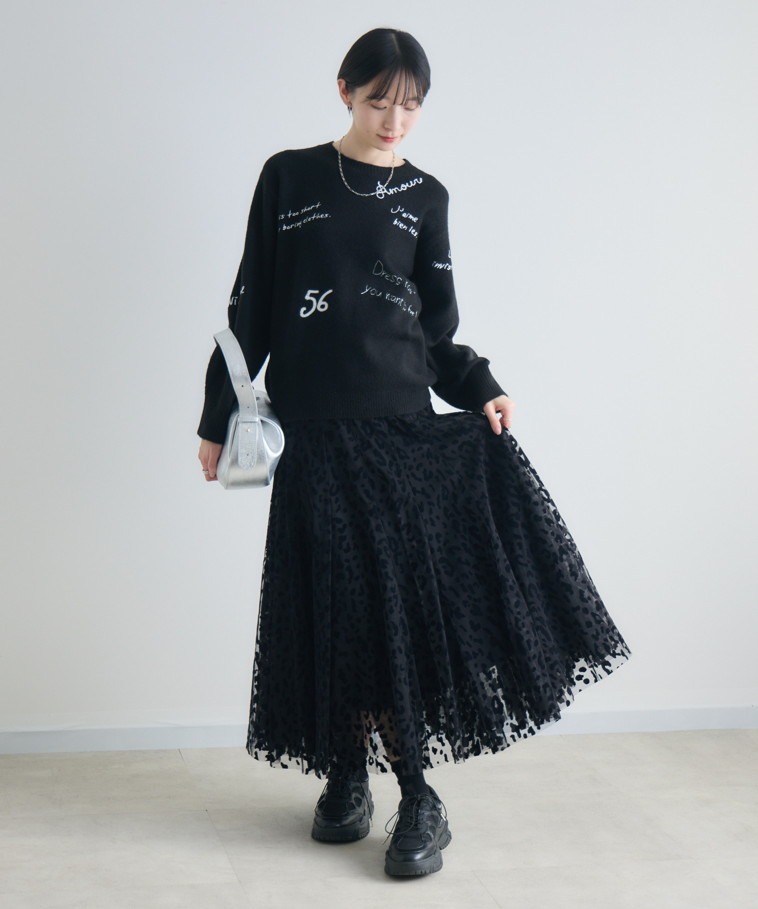 TRANOI. レオパードチュールスカート | IKG crossing