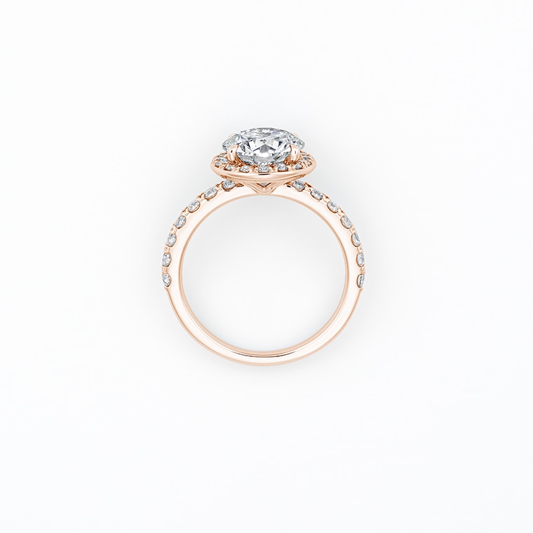 L009 ラボグロウンダイヤモンド/リング/2.00ct(ピンクゴールド