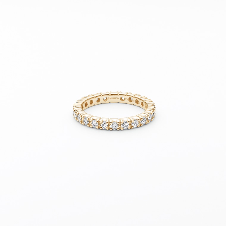 E002 ラボグロウンダイヤモンド/フルエタニティリング/0.66ct/#6