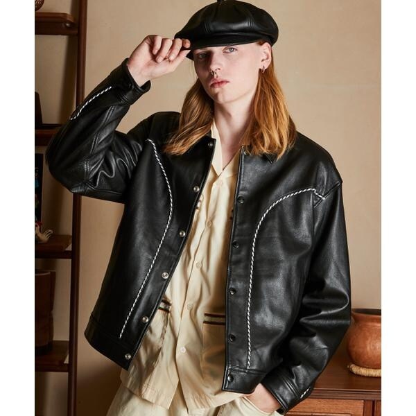 WESTERN LEATHER JACKET／ウエスタン レザージャケット | マルイウェブ