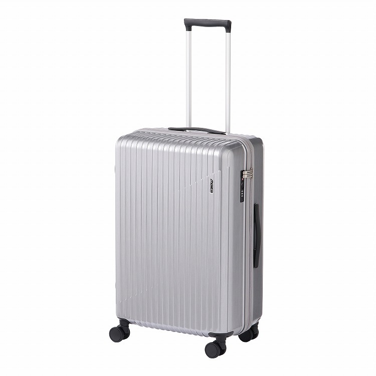 キャスターストッパー付き スーツケース シルバー」の人気商品一覧