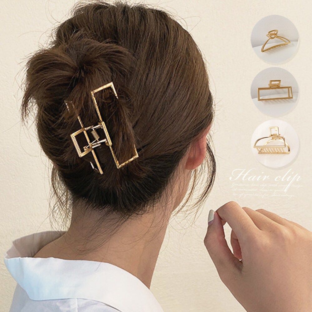 ヘアクリップ ゴールド バンスクリップ | ミニミニストア