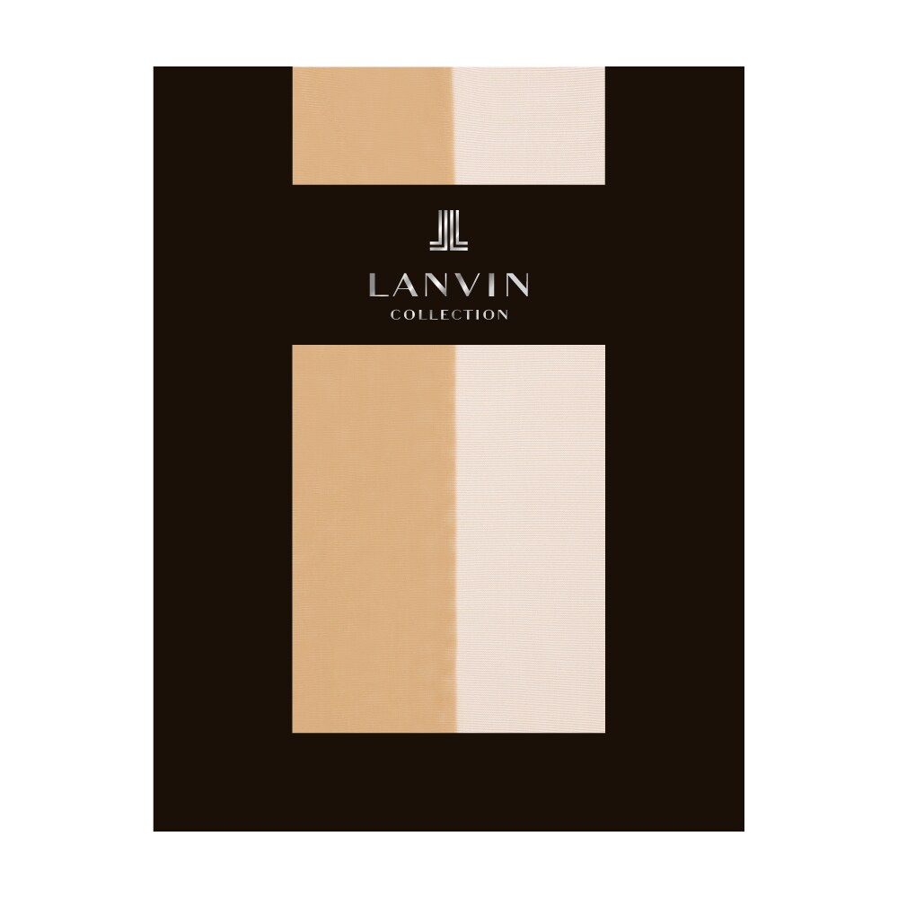 ランバンコレクション】ハイゲージ交編ストッキング ウルトラシアー