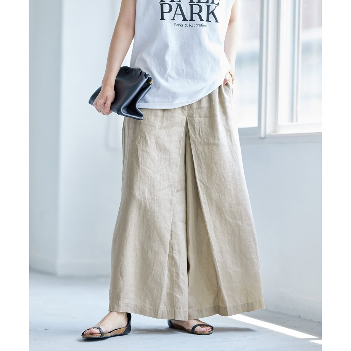 追加3》リネンタックキュロット | ジャーナルスタンダード(JOURNAL