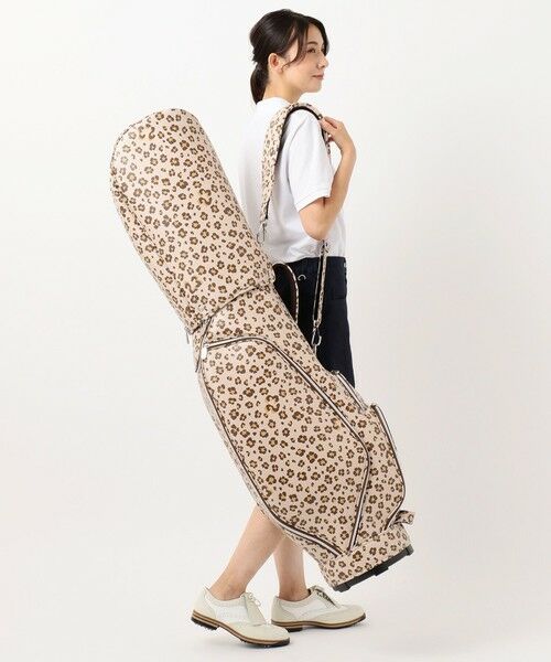 WOMEN】レオパード柄 キャディーバッグ （スポーツグッズ）｜23区GOLF