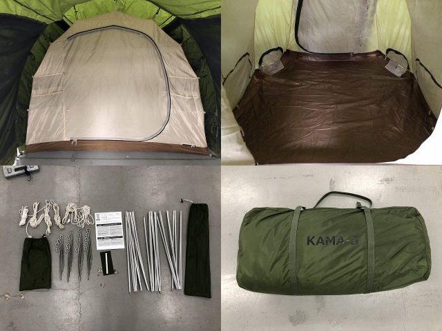 カマボコテント3S カーキ | アウトドア用品・アウトドアグッズの中古