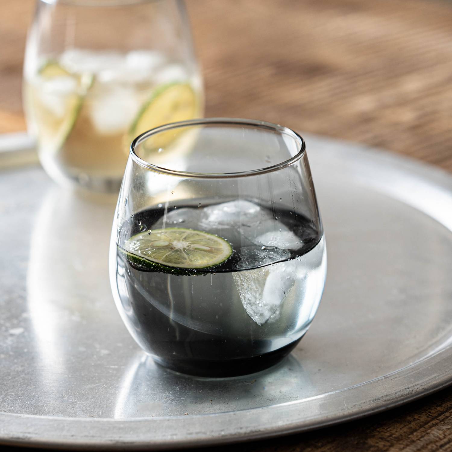 ベネチアングラス装飾グラス スモーキーグレー Nason &Moretti製