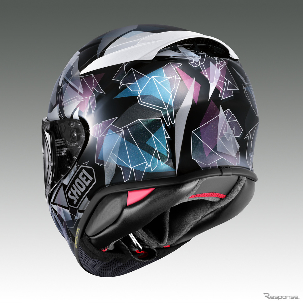 SHOEIのピュアスポーツフルフェイス『Z-8』に新グラフィック「オリガミ