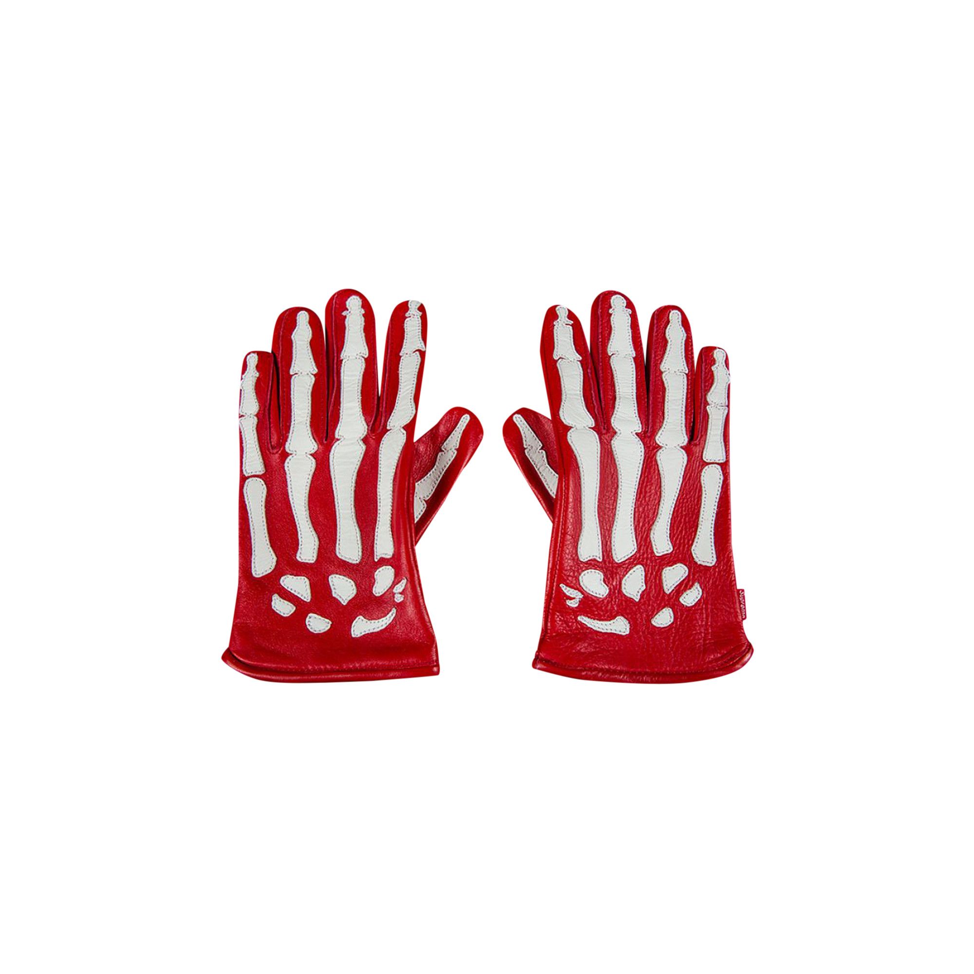 Buy Supreme x Vanson Leather X-Ray Gloves 'Red' - FW17A2 RED | GOAT