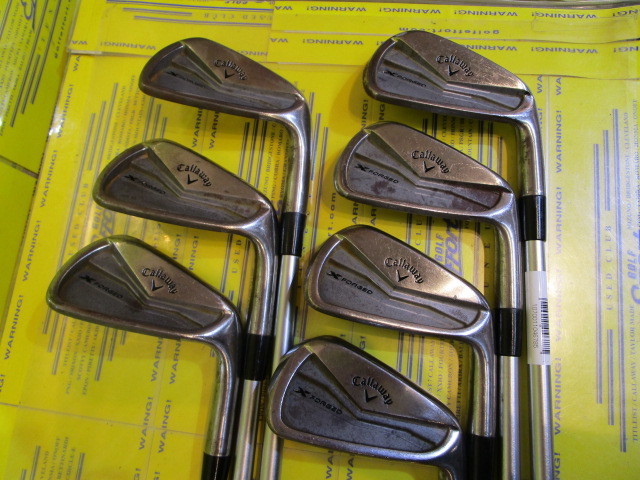 キャロウェイ/X-FORGED(2024)ノーメッキバージョンの中古ゴルフクラブ