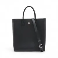 トムフォード ロゴ レザー×コーティングキャンバス 2WAYトートバッグ