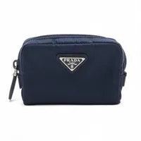 プラダ 1ND339 ナイロン ポーチ ネイビー A3880629｜中古ブランド品