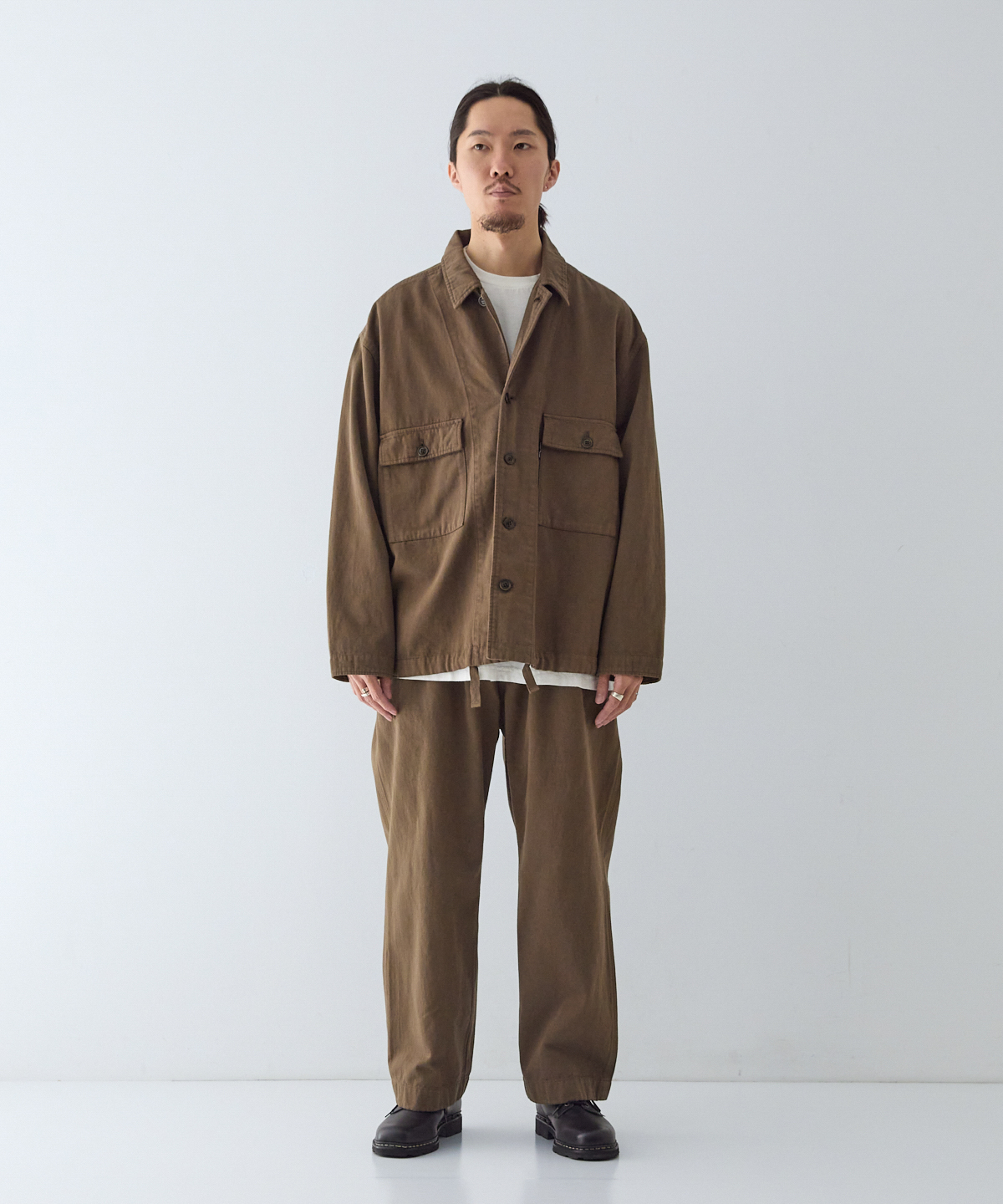 UpcycleLino] BASIC チノフィールドジャケット new color｜nest Robe