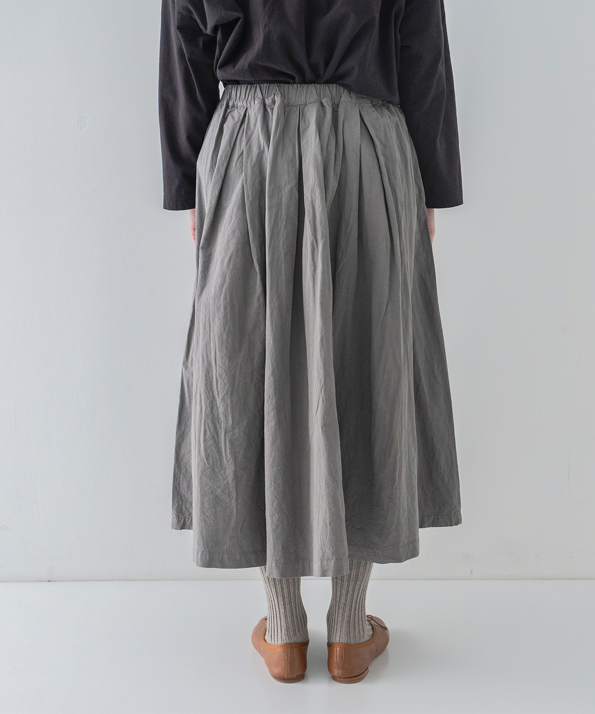 コットンリネンギャザースカート｜nest Robe / CONFECT ONLINE SHOP