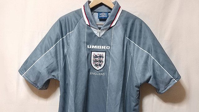 異色のEURO96ユニ！イングランド代表、「1996アウェイ」ユニフォーム