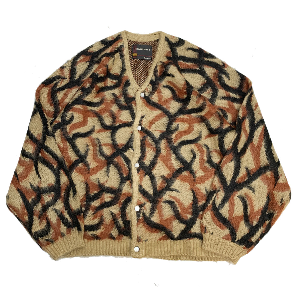 TOWN CRAFT / SHAGGY RAGLAN CARDIGAN