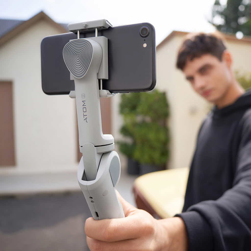 楽天市場】SNOPPA 3軸 スマホ用ジンバル ATOM2 [自動開閉式簡単撮影