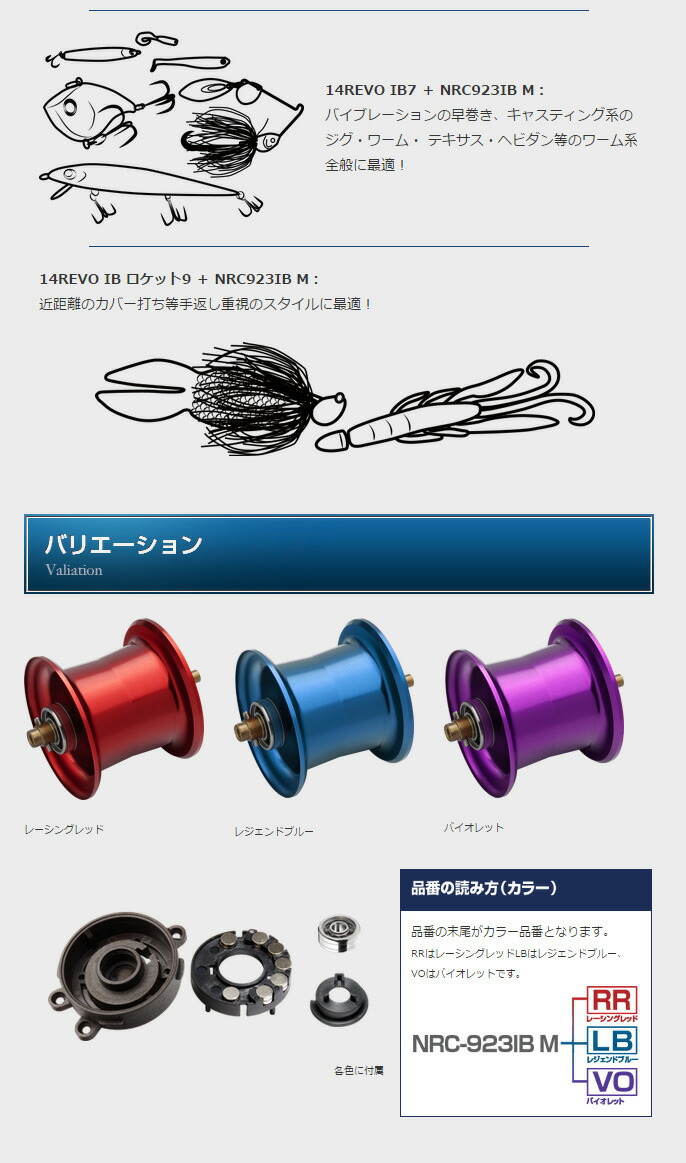 ZPI】 Abu Revo IB用 NRC923IB M スプール (生産終了)