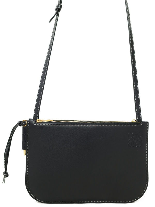 LOEWE】ロエベ『ゲートダブル ジップ ポーチ』113.54.Z43 レディース