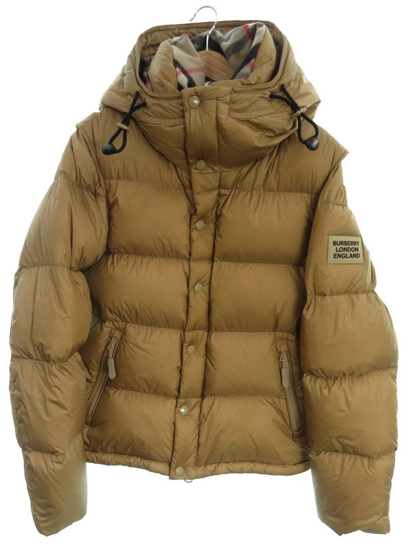 BURBERRY】バーバリー『ロゴ 2WAY ダウンジャケット sizeM』8034571