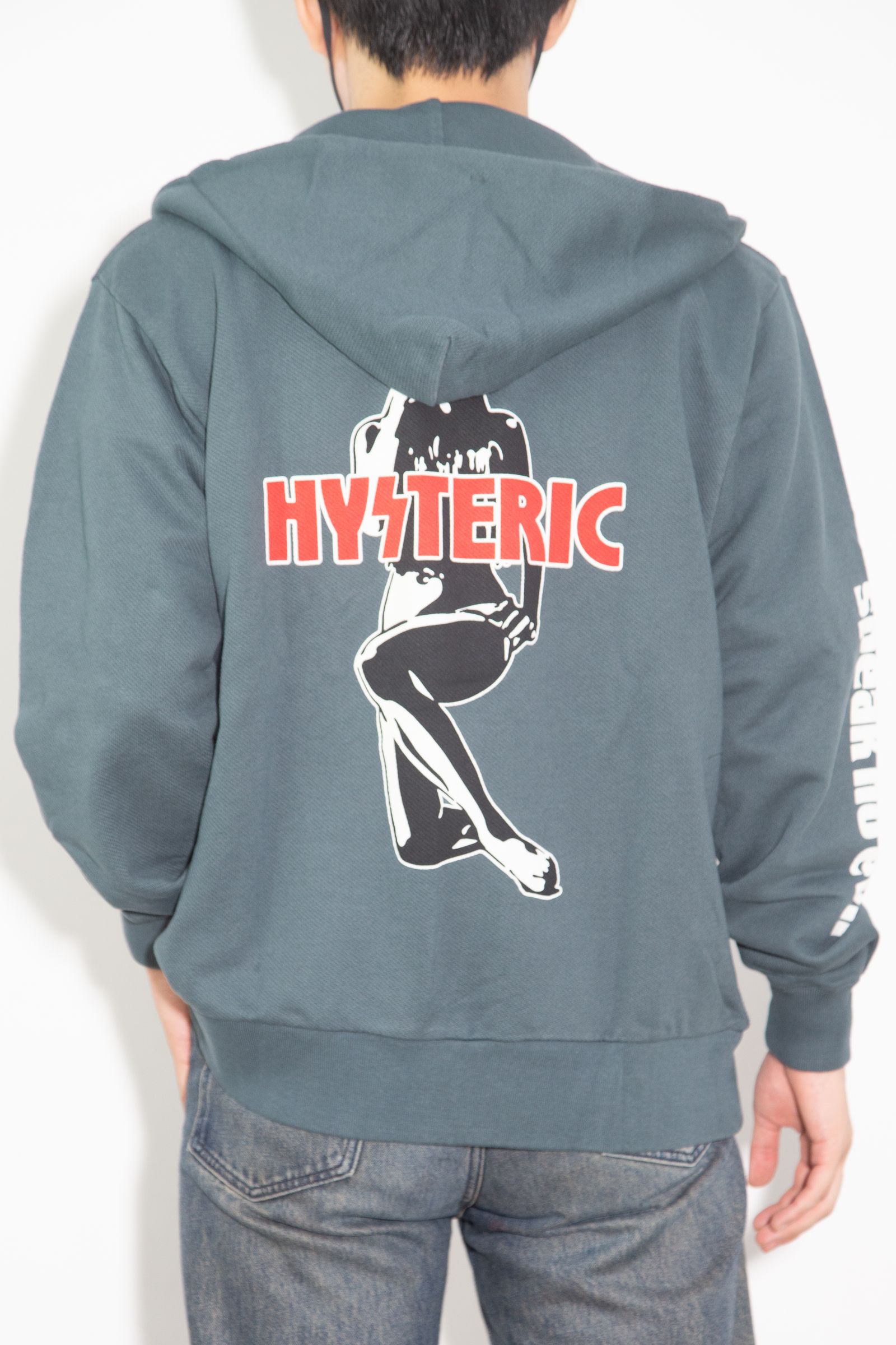 HYSTERIC GLAMOUR - SPEAK NO EVIL パーカー / グレー | Tempt