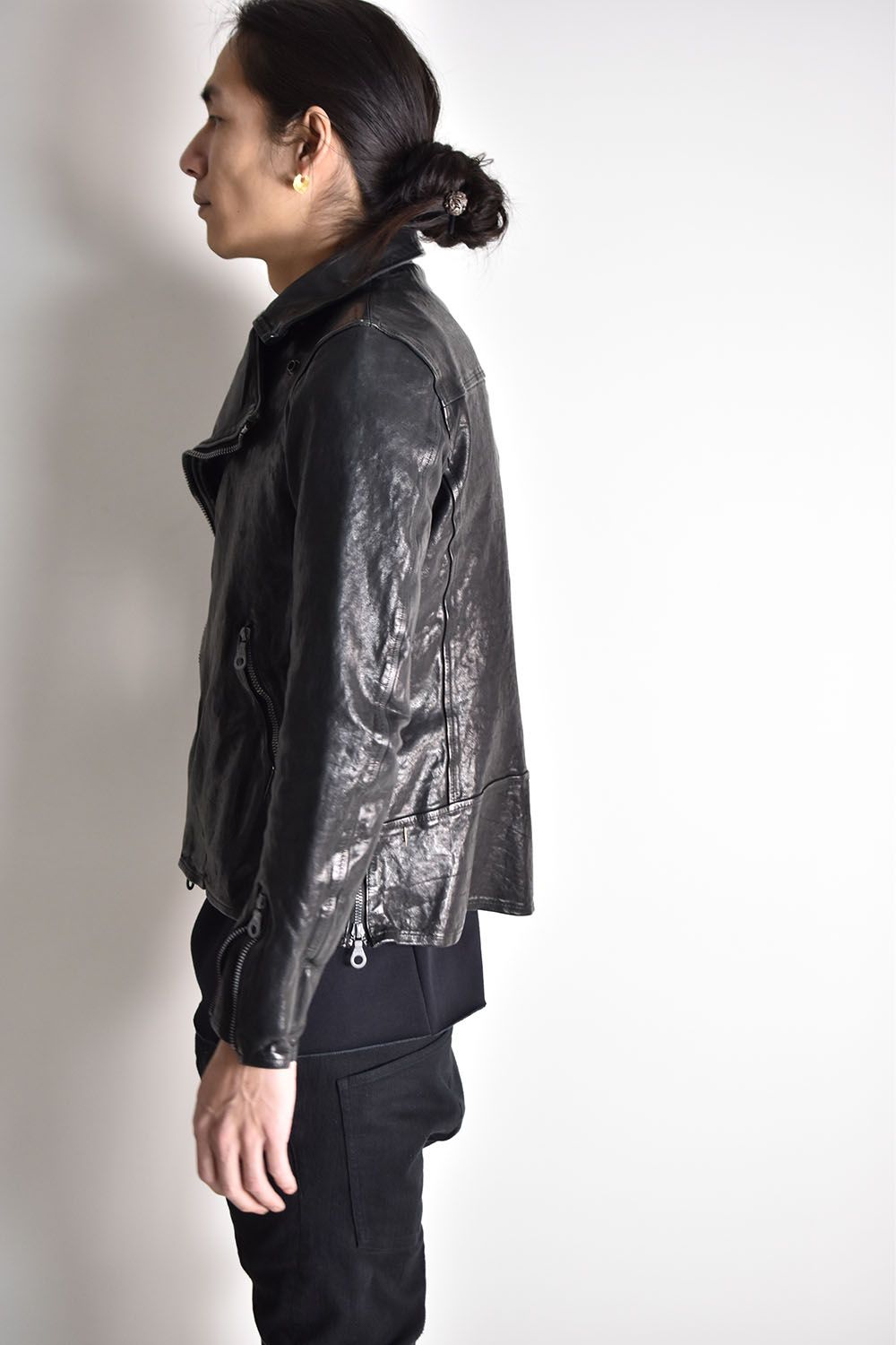 ISAMU KATAYAMA BACKLASH - Itary Shoulder “Garment-Dyed” Double