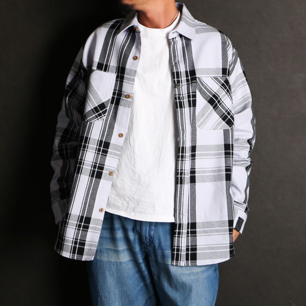N.HOOLYWOOD - × BIG MAC / SHIRT - GRY CHECK / 2251-SH40-013