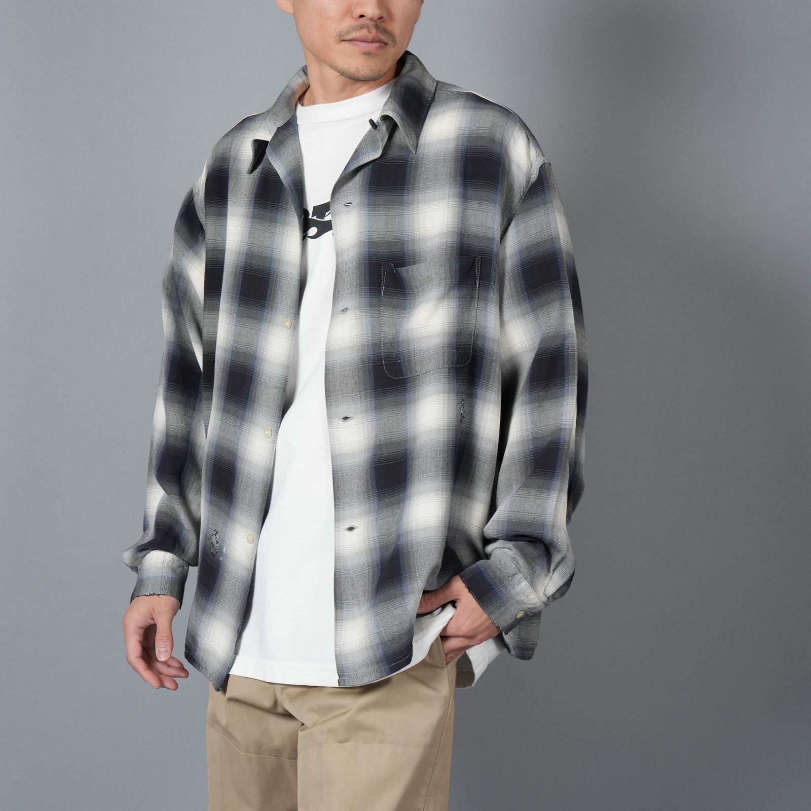 SAINT M×××××× - 【ラスト1点】【コラボ】SM-HR8-0000-C30 / LM_CHECK