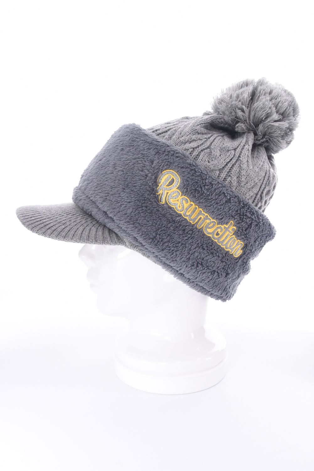 Resurrection - VISOR KNIT CAP / バイザー ニットキャップ（ネック