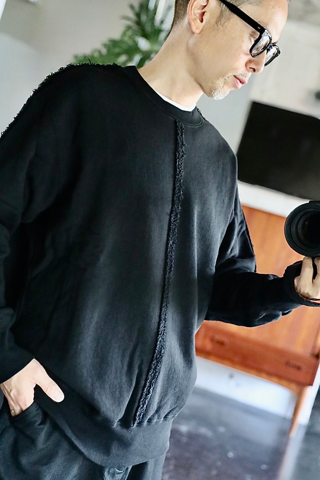 COMME des GARCONS HOMME - コムデギャルソンオム25FW 綿裏毛ジップ