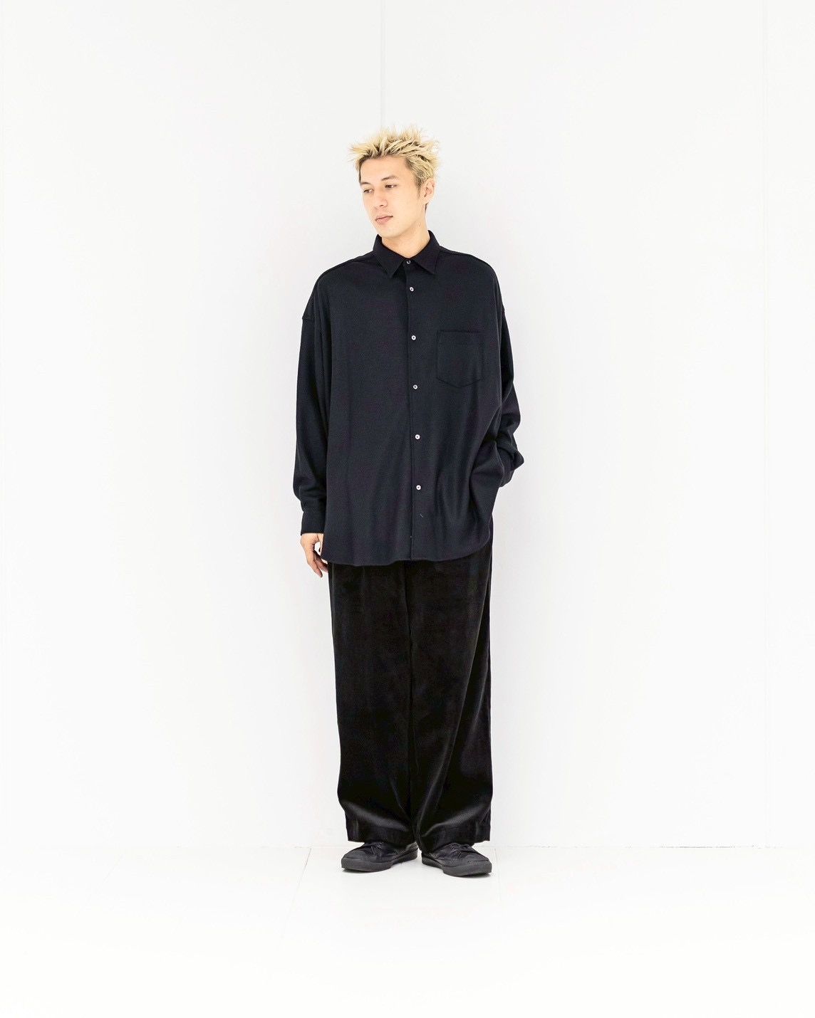 Graphpaper - グラフペーパー 25AW Wool Smooth Flannel Easy Wide