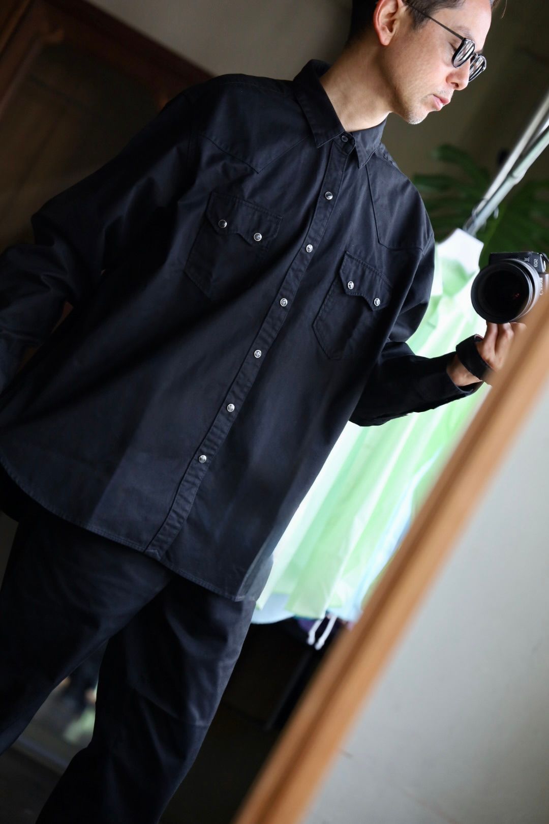 FOUNDOUR - ファウンダ 25SS WESTERN SHIRT(015D251004)BLACK | MARK