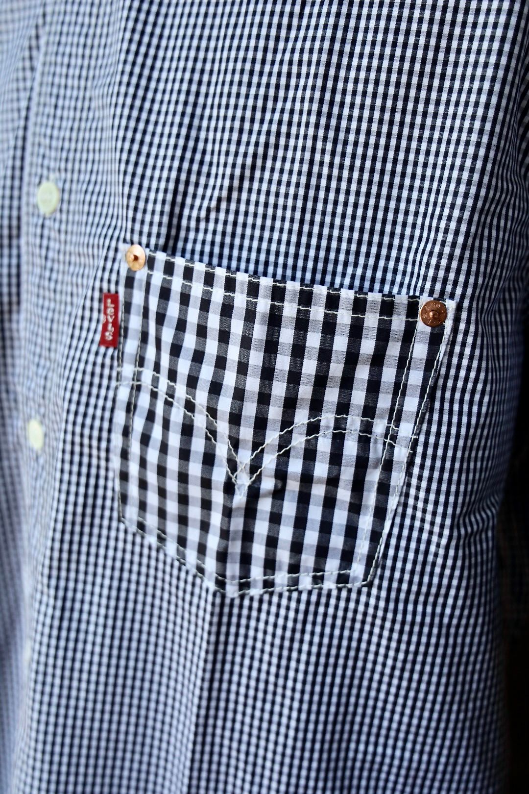 eYe JUNYA WATANABE MAN 24SS Levi's Wネームチェックシャツスタイル