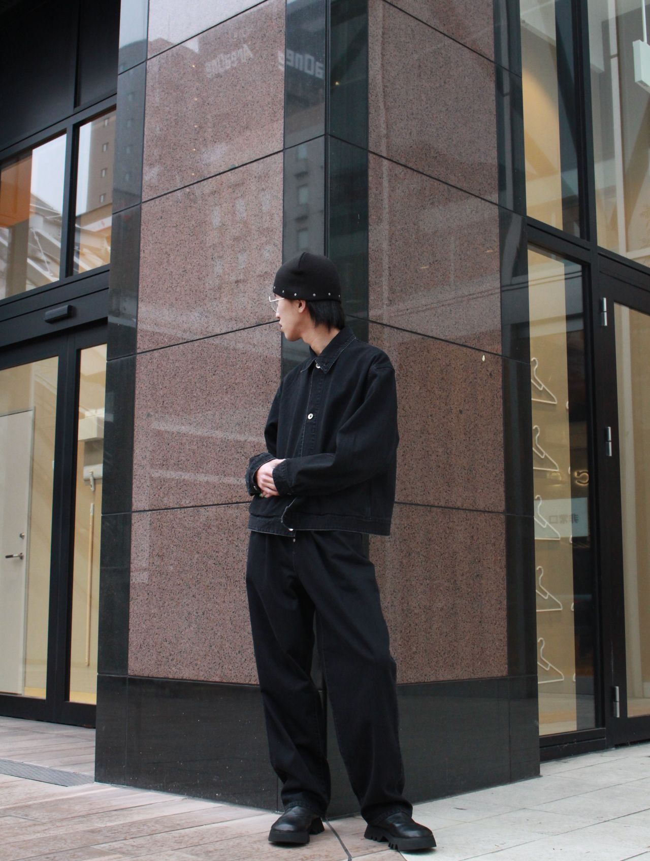 SOSHIOTSUKI - 【25SS】ドレープ ポケット ウォッシュド デニム パンツ