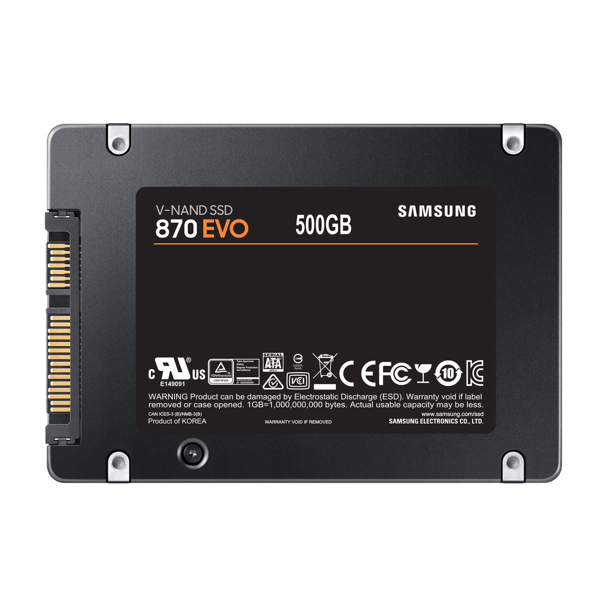 内蔵SSD SATA接続 SSD 870 EVO MZ-77E500B/IT ［2.5インチ /500GB