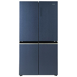 中古】〔展示品〕 フレンチドア冷蔵庫 大容量冷凍庫 ブルーイッシュ