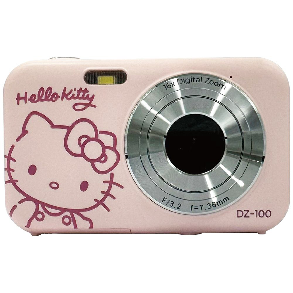 コンパクトデジタルカメラ DZ-100 Hello Kitty Playground ピンク｜の