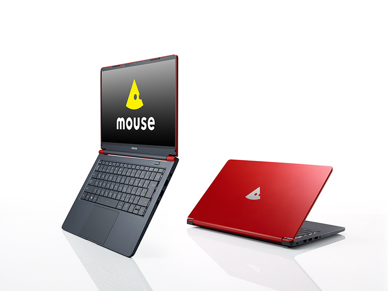 ノートパソコン mouse レッド BCMBNX4R5M8S2W2 ［14.0型 /Windows10