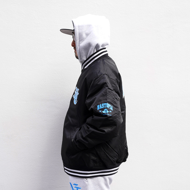 限定】UTOPIA×NASTOYS「NASTOPIA 3RD LOGO SD JACKET / BLACK