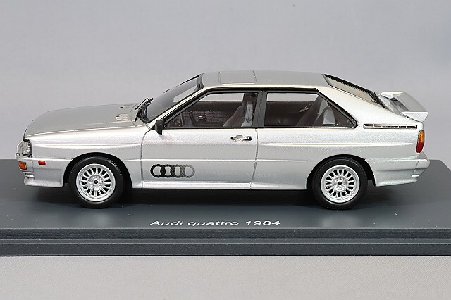シュコー PRO.R43 1/43 アウディ クワトロ 1984 シルバー 【レジン製】