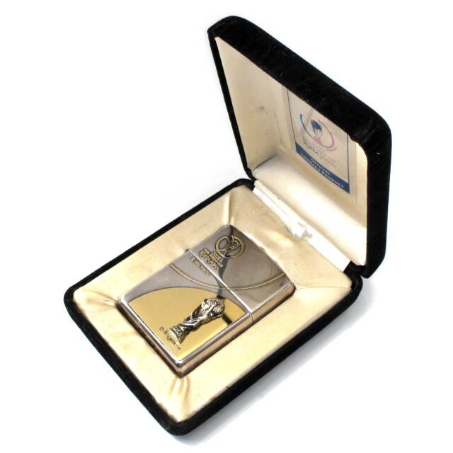 絶版/ヴィンテージ Zippo ジッポー 中古 2001年製造2002 FIFA WORLDCUP
