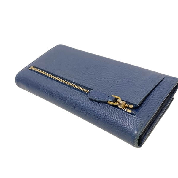 PRADA(プラダ) 長財布 - ネイビー レザー（19272856）中古｜ブランド