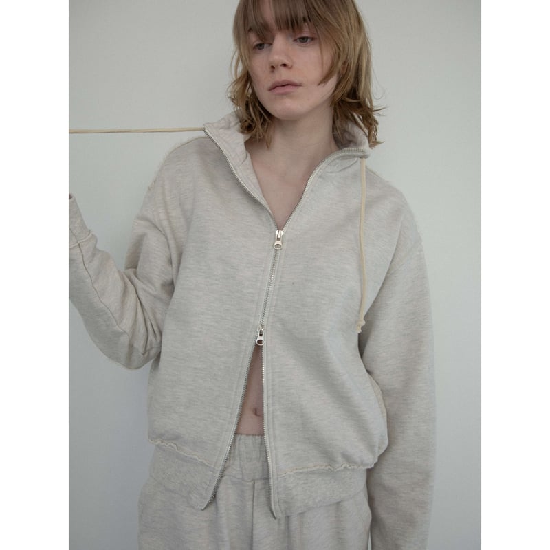 NOKCHA original】vintage like sweat zip up tops