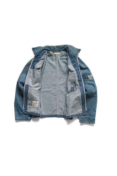 OLD JOE(オールドジョー) - ROLL COLLAR ZIP JACKET SCAR