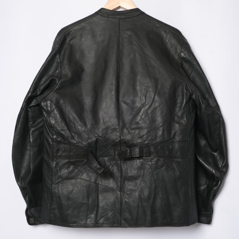 50-60s Sweden Vintage Double Breasted Leather J