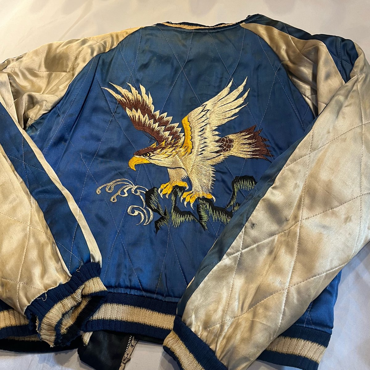 50s vintage souvenir jacket ヴィンテージ スカジャン | 旅する