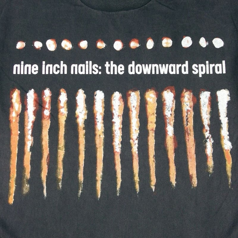 nine inch nails ナインインチネイルズ USA製 ブラック Lサイズ NIN ロ